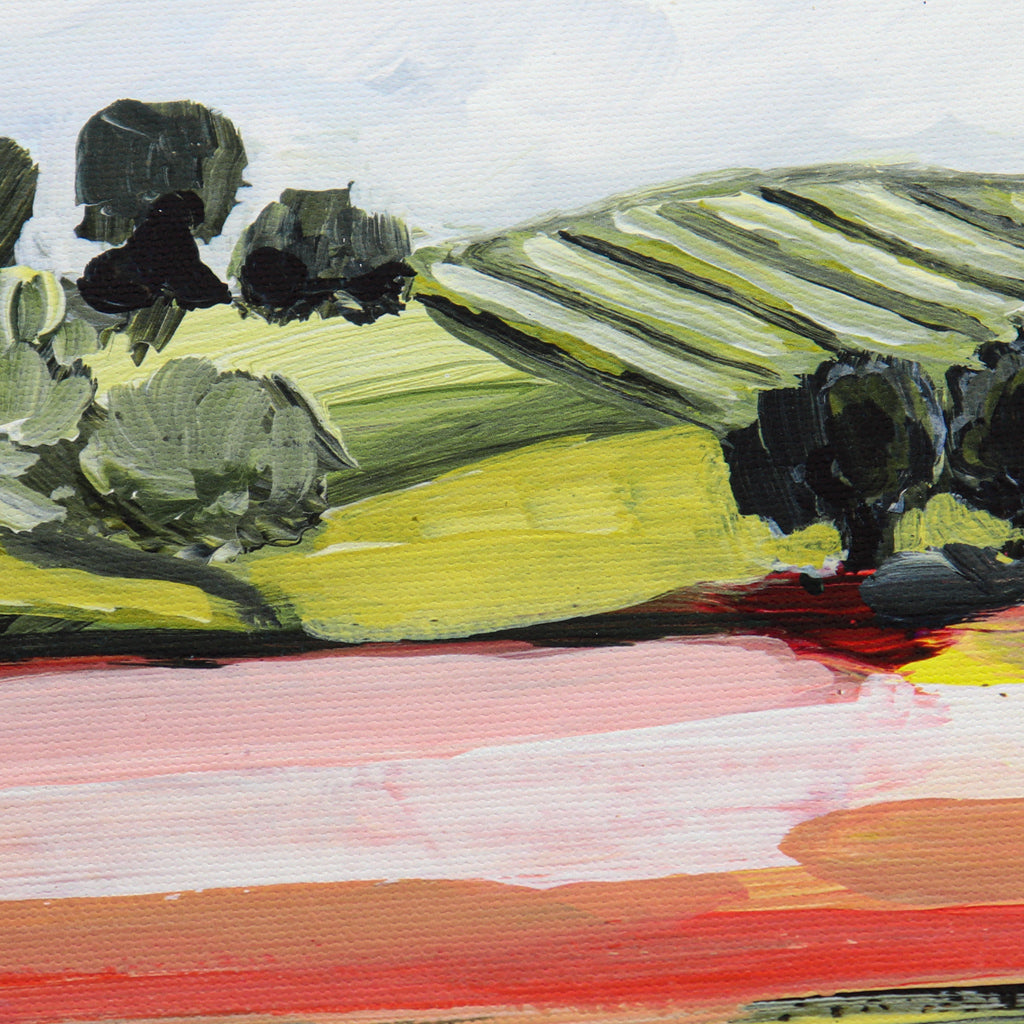 Red Fields | Landscape Art Prints