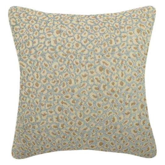 Grey and Beige Leopard Decorative Throw Pillow-20x20" Chenille Animal Print Accent Pillow Cover-Neutral Cheetah Decor For Living Room Couch or Bed