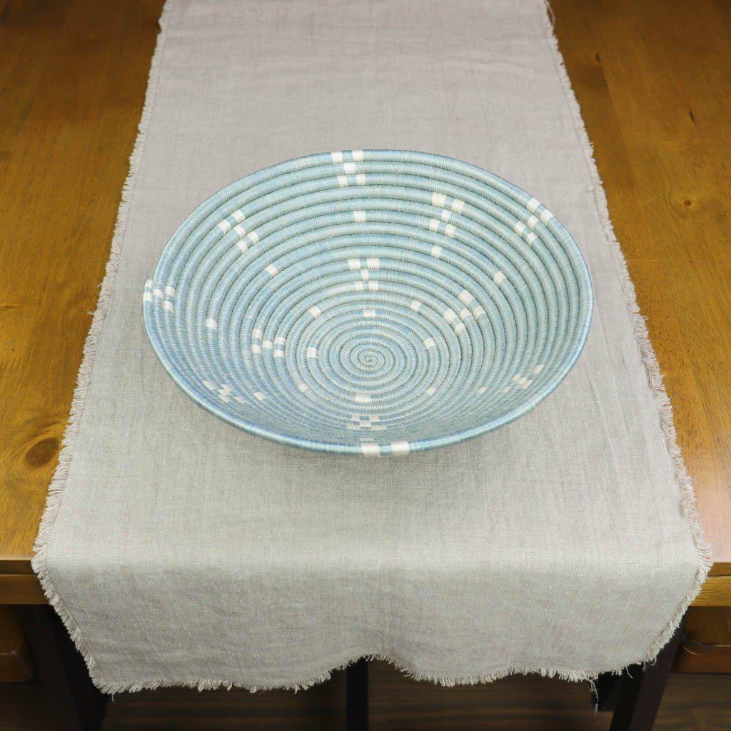 Beige Linen Table Runner Linen Tales Kitchen Decor.