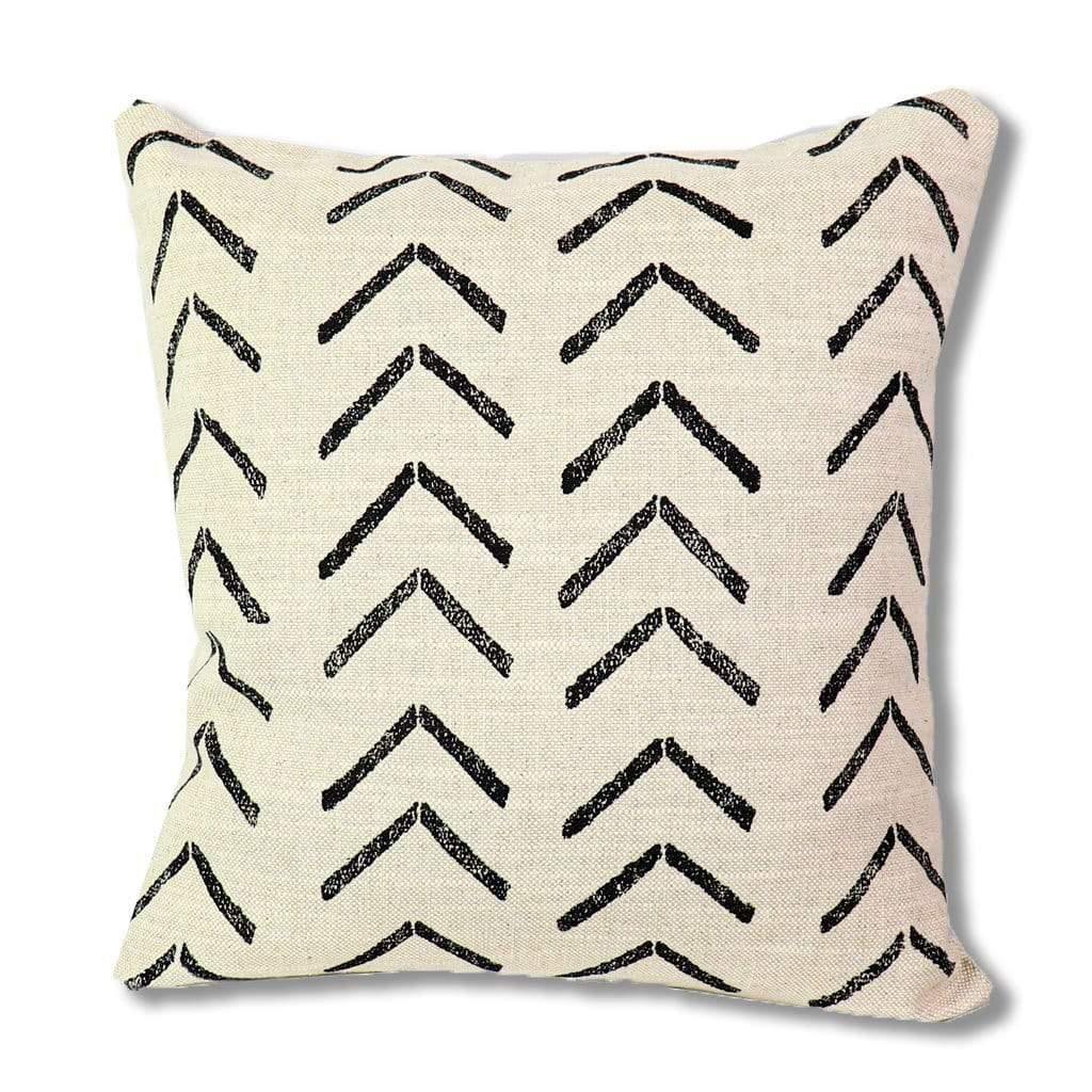 Decorative Pillows Throw Pillow Black White Geometric