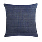 Navy Blue Throw Pillow | 20x20" | Textured Woven Decorative Pillow Covers | Dark Blue | Unique Decor for Living Room Couch or Bed