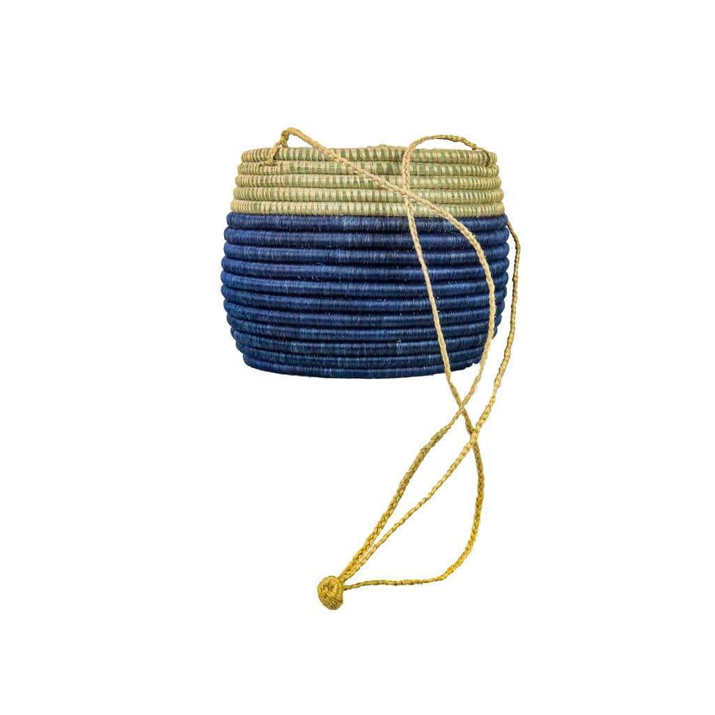 hanging planter blue Decorative Baskets | Hanging Planter Basket | Navy Blue