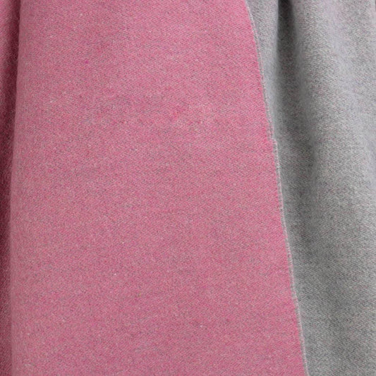 Pink And Grey Throw Blanket Linen Way Throws & Blankets.