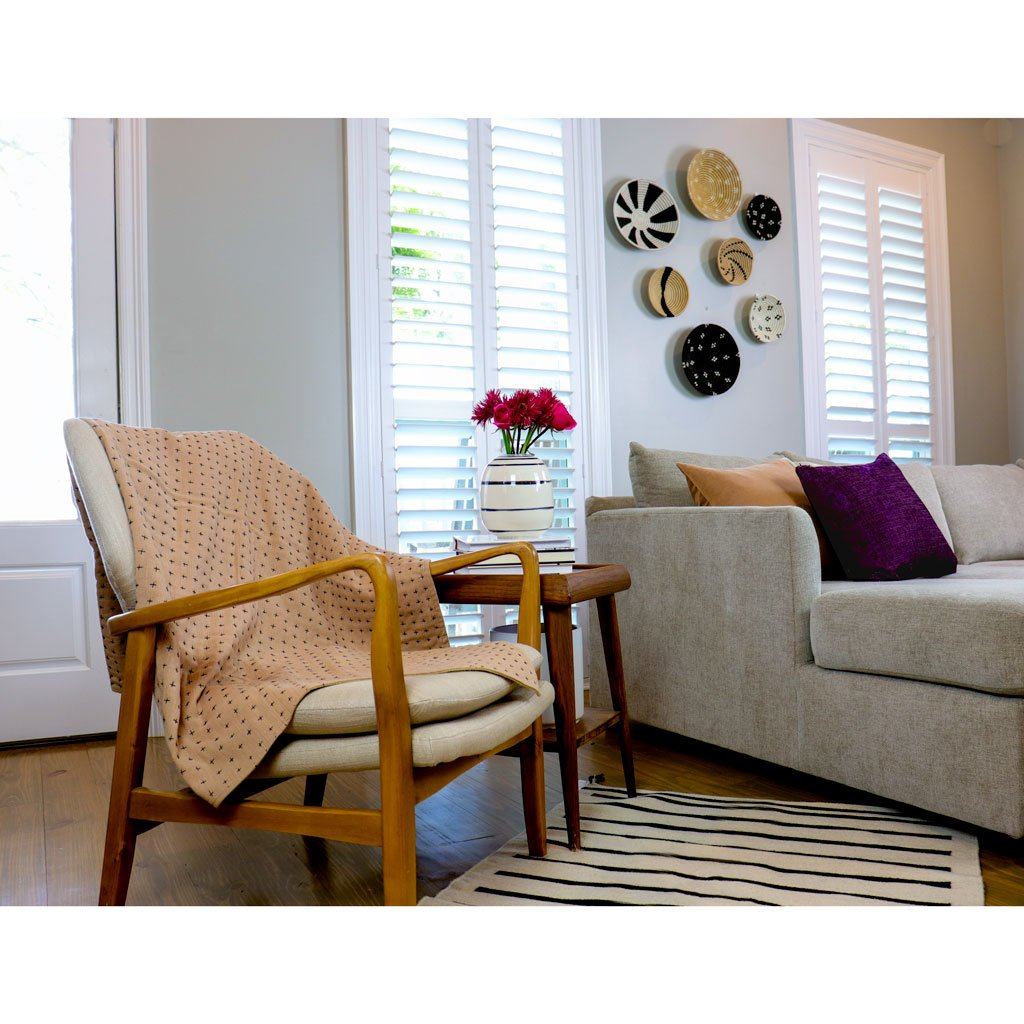 Purple Decorative Throw Pillow | 20x20" | Solid Violet Throw Pillows | Chenille Pillow Covers | Unique Accents | Soft Texture