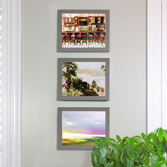 The Spaniard | Cafe Bistro Bar Watercolor Painting | Unique Art Prints | Decorative Wall Art | Clementine Studio | 8x10"