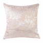 Blush Pink and Metallic Throw Pillow-20x20" Floral Decorative Pillow Covers-Unique Decor for Living Room Couch or Bed
