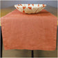 Burnt Orange Table Runner Linen Tales Kitchen Decor.