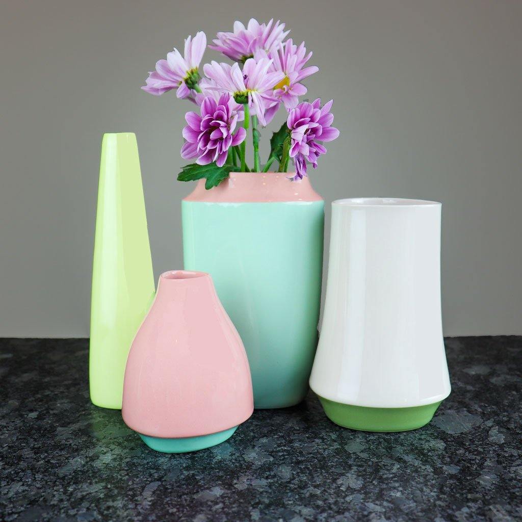 Pastel Ceramic Vase E. Lo Ceramic Art Decorative Ceramic Accents.