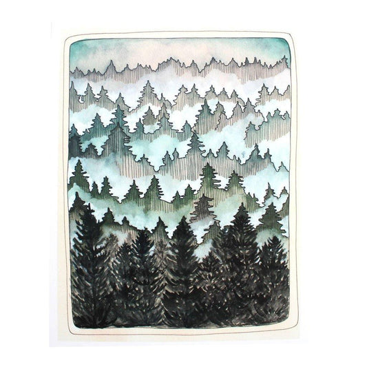 Northwest Forest | Landscape Art Prints