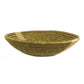 Olive Green Round Woven Bowl | Decorative Baskets with Flat Back for Hanging on Wall | Unique Fruit Bowl or Storage Dish | 8 or 12 inch