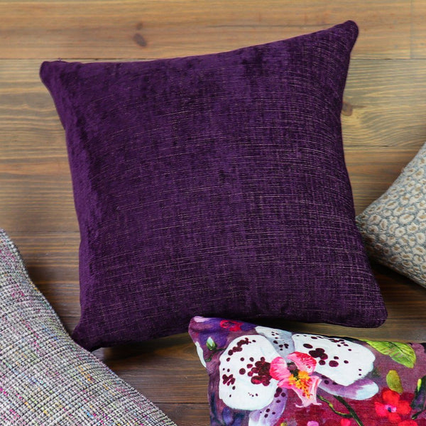 Pillow Perfect Rave Vineyard 17.5-in x 16.5-in 2-Piece Purple