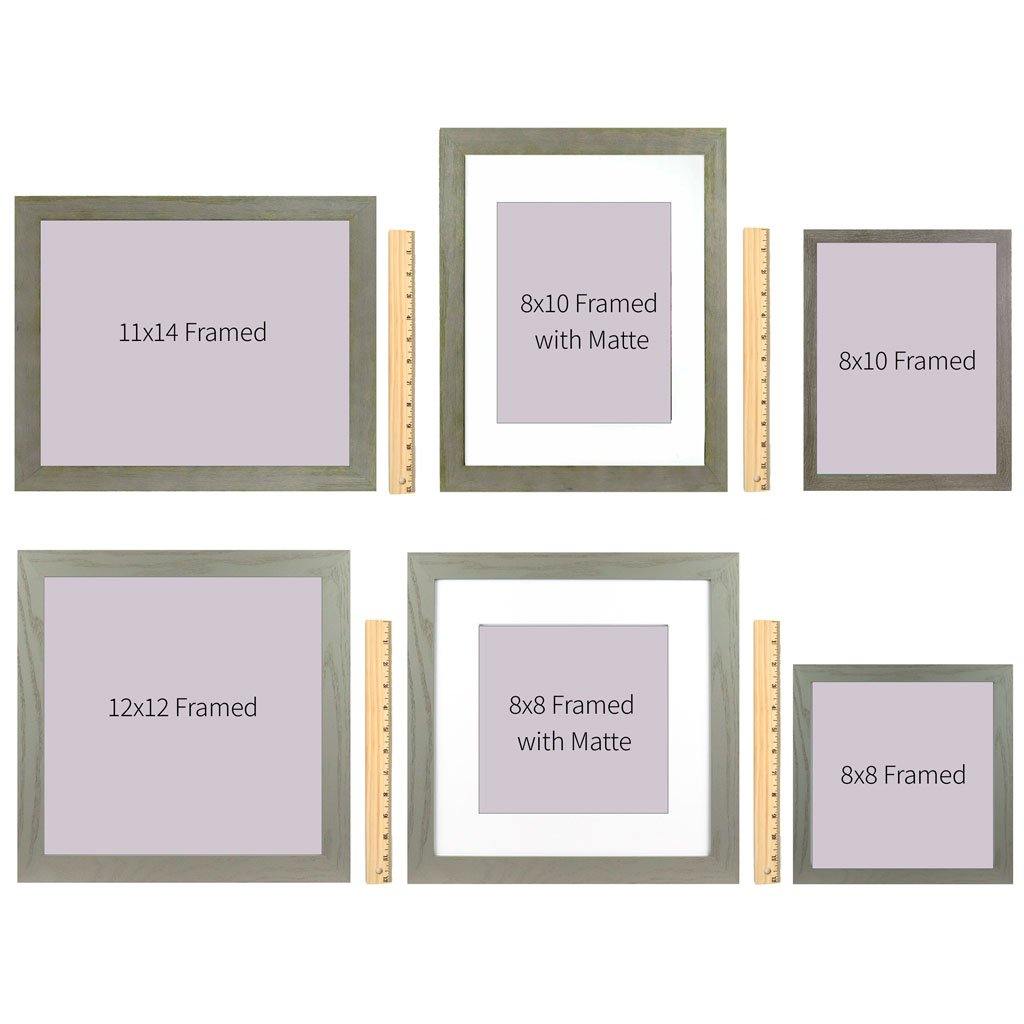 Framed Art Prints Size Guide