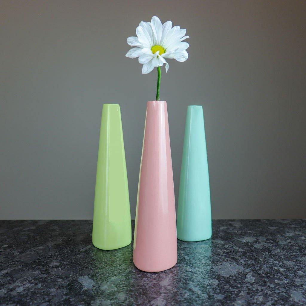 Pink Ceramic Vases Tall Flower Vase