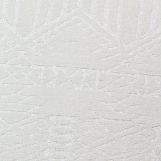 White Textured Throw Pillow | 20x20" | Velvet Chenille Geometric Pattern | Decorative Pillow Covers | Neutral Decor for Couch or Sofa