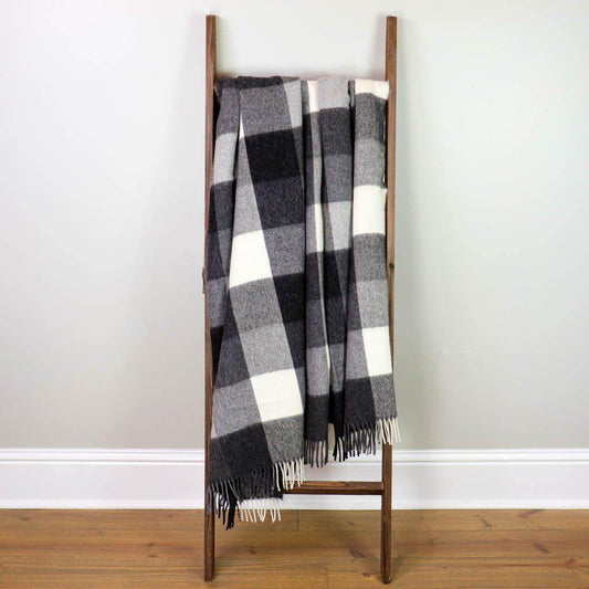 Black and White Alpaca Throw Blanket Harlow Henry Throws & Blankets.