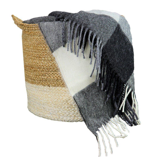 Black and White Alpaca Throw Blanket Harlow Henry Throws & Blankets.