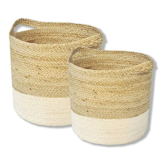 Colorblock Basket KORISSA Decorative Baskets.