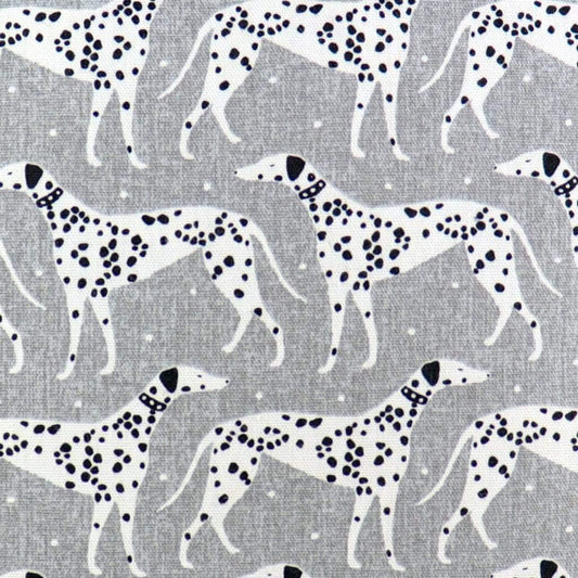 Grey Dalmatian Print Throw Pillow-20x20" Gray Dog Modern Decorative Pillow Covers-Unique Decor for Living Room Couch or Bed