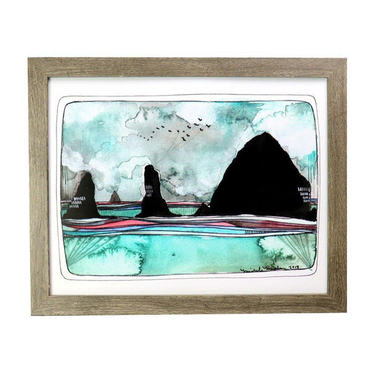 Haystack Rock Michele Maule Art Prints.