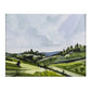 Italian Hills Abstract Landscape Art Print- 8x10" Italy Art Prints on Canvas-Framed Wall Art-Unique Wall Decor-Tuscany-Laurie Anne