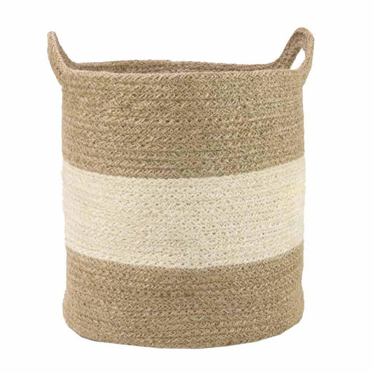 Jute Basket With Handles Baskets KORISSA