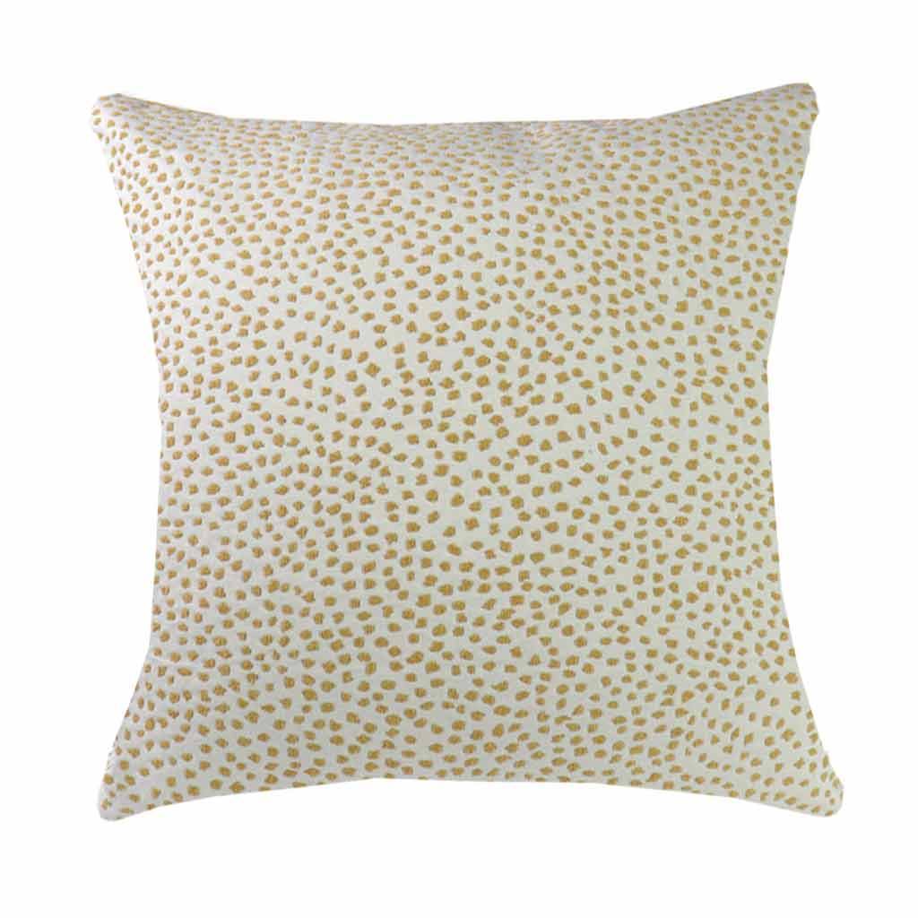 Mustard Yellow Spots Throw Pillow 20x20" - Prince & Pom