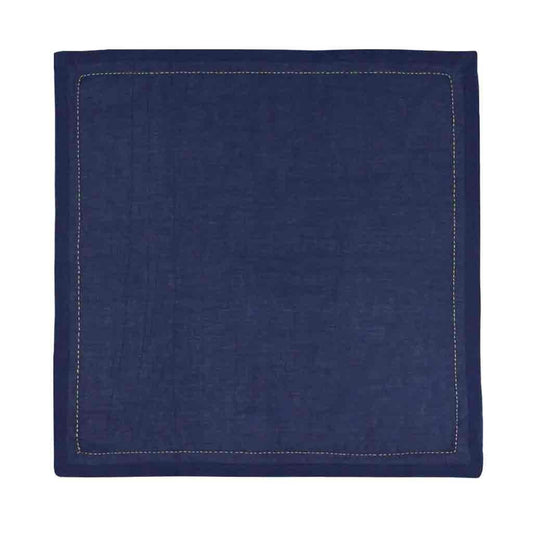 Navy and Gold Napkin - Prince & Pom