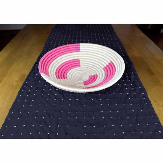 Navy and Gold Table Runner - Prince & Pom