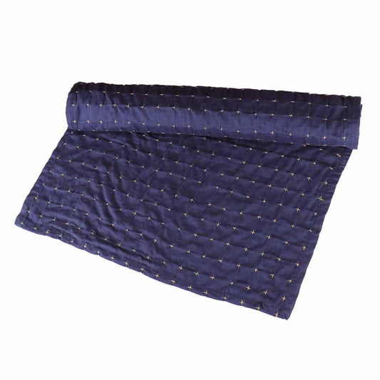 Navy and Gold Table Runner - Prince & Pom