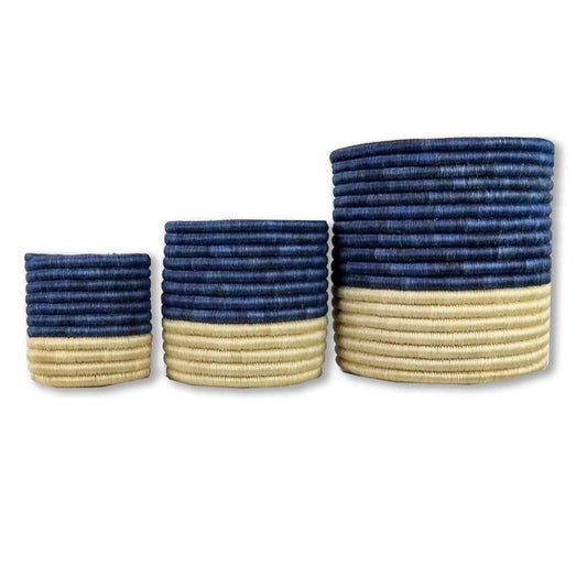 Navy Blue Baskets - Prince & Pom