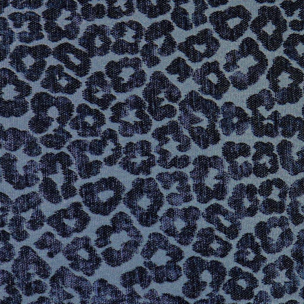 Dark Blue Leopard Throw | Navy Print – Prince & Pom