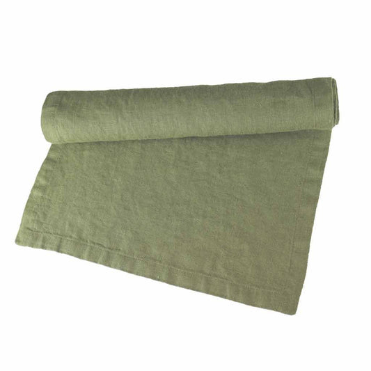 Olive Green Table Runner - Prince & Pom