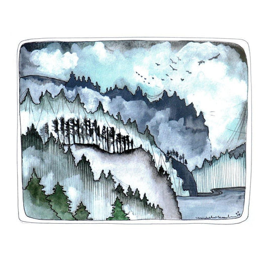 Pacific Northwest Coast Michele Maule Art Prints.