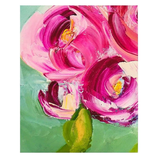 Peony Art Print-8x10" Pink Peonies Painting-Floral Decorative Wall Art-Flower Wall Decor-Unique Art Prints-Peonies-Missy Monson