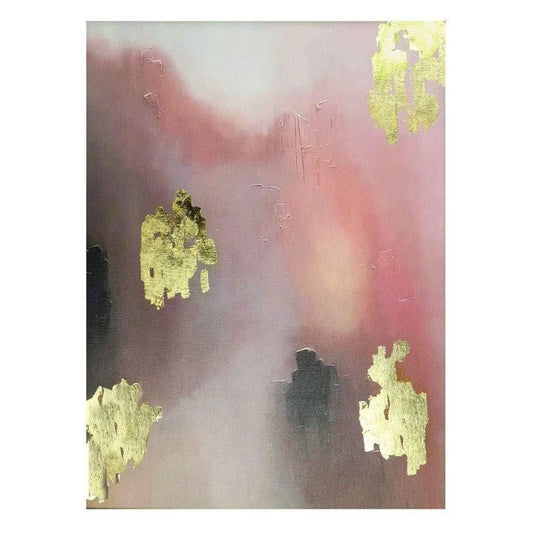 Pink and Gold Abstract Art Prince & Pom Art Prints.