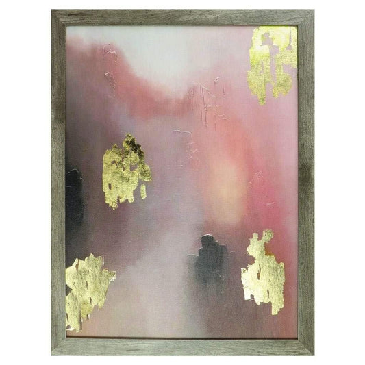 Pink and Gold Abstract Art  Prince & Pom Art Prints.