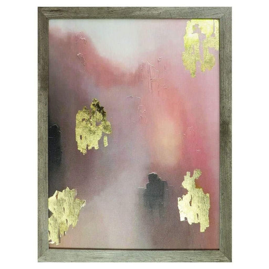 Pink and Gold Abstract Art Prince & Pom Art Prints.