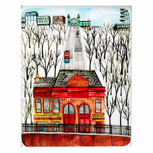 Pittsburgh Incline Michele Maule Art Prints.