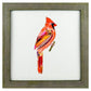 Red Cardinal Art Print | Bird Painting | Unique Wall Art | Bird Framed Prints | Gift for Someone Who Lost A Loved One| Artwork | Snoogs & Wilde 