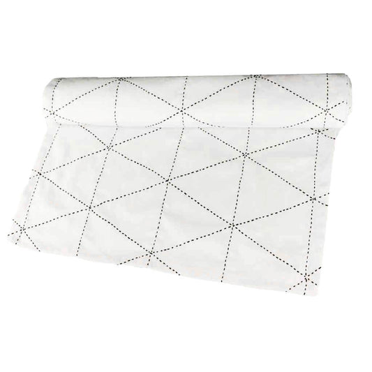 White Quilted Table Runner - Prince & Pom