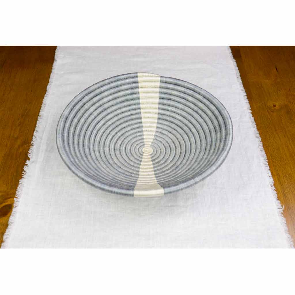 White Linen Table Runner Kitchen Decor Linen Tales 